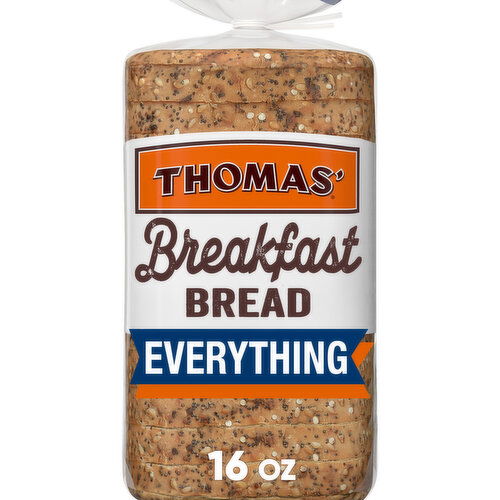 Thomas' Everything Breakfast Bread, 16 oz