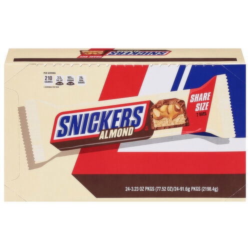 Snickers Almond Bar Share Size