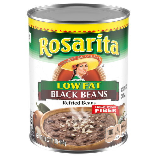 Rosarita Low Fat Refried Black Beans Image 1 of 4