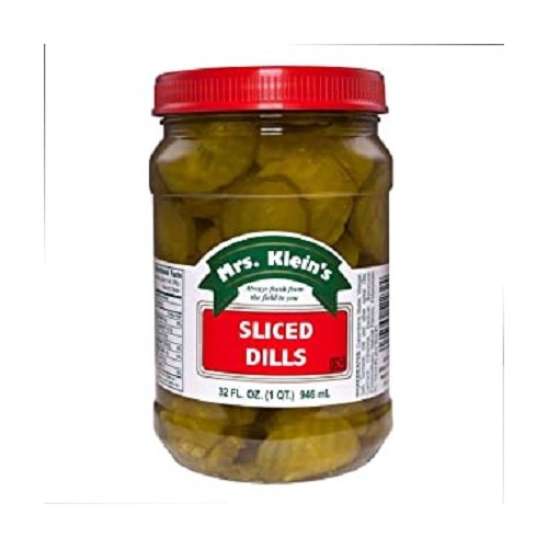 Mrs Klein Sliced Dill Pickles 32 oz