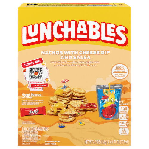 Lunchables Nachos with Cheese Dip and Salsa