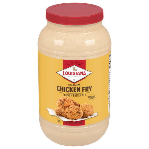 Louisiana Fish Fry Products Chicken Batter Mix, Chicken Fry, Seasoned