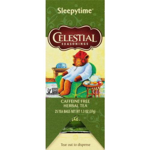 Celestial Seasonings Herbal Tea, Caffeine Free, Tea Bags