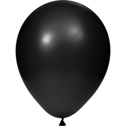 Latex Balloon 12in Black