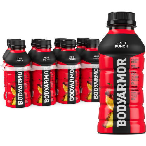 BODYARMOR Fruit Punch Sports Drink Bottles Image 1 of 11