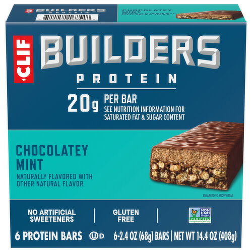 Builders Chocolatey Mint Protein Bars