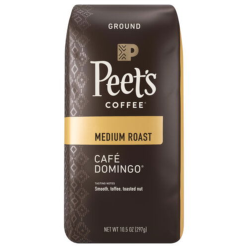 Peet's Coffee Coffee, Ground, Medium Roast, Cafe Domingo