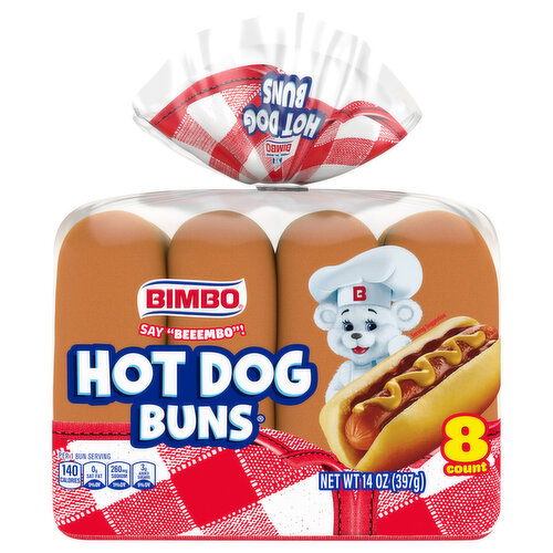 Bimbo Hot Dog Buns