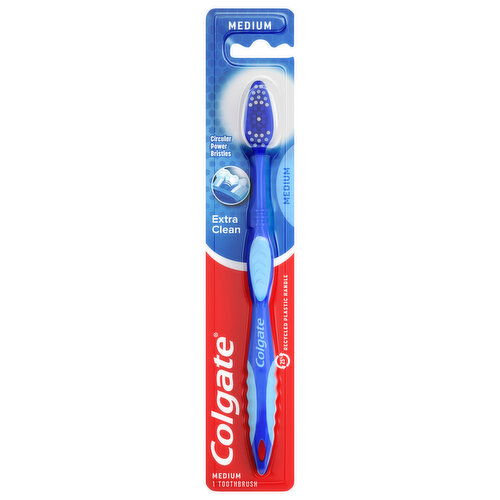 Colgate Adult Manual Full Head Toothbrush, Medium