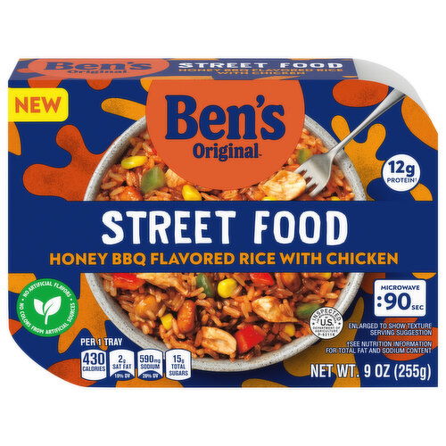 Ben's Original Street Food Honey BBQ Flavored Rice with Chicken