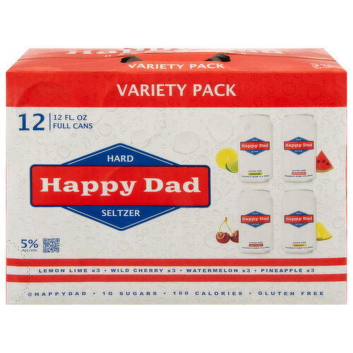 Happy Dad Assorted Hard Seltzer Variety Pack