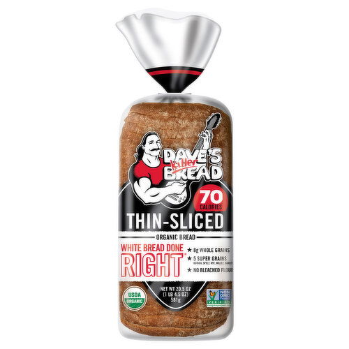 Dave's Killer Bread Organic Thin-Sliced White Bread