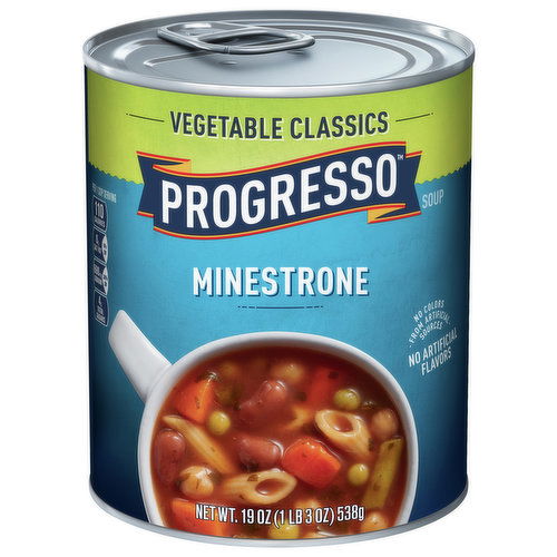 Progresso Soup, Minestrone, Vegetable Classics