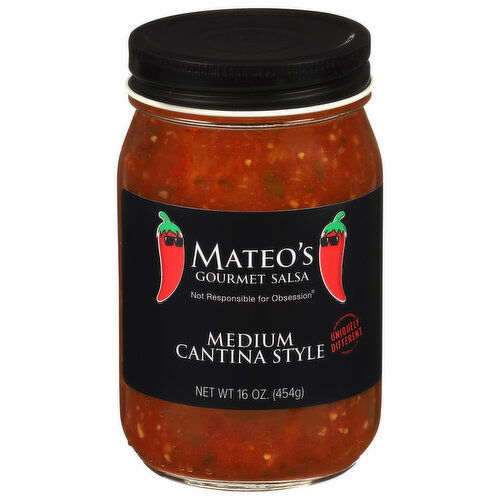 Mateo's Cantina Style Medium Gourmet Salsa