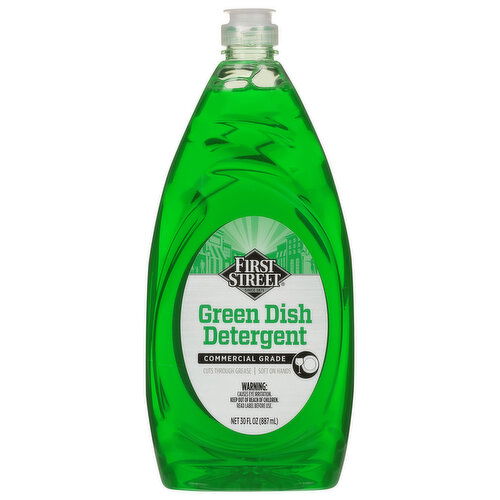 First Street Commercial Grade Green Dish Detergent