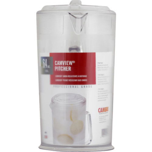 Cambro Camview Pitcher, 64 Ounce