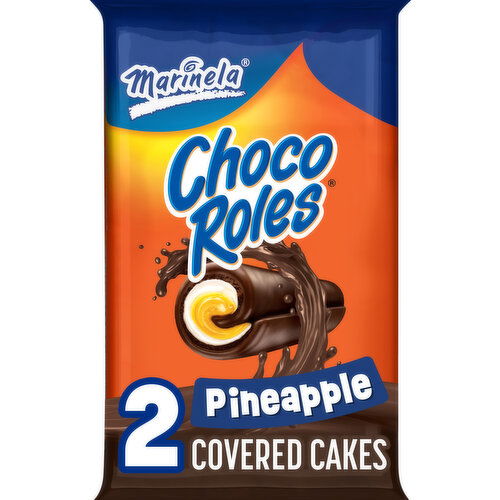 Marinela Pineapple Crème Filled Cakes, Twin Pack, 2 count, 2.82 oz