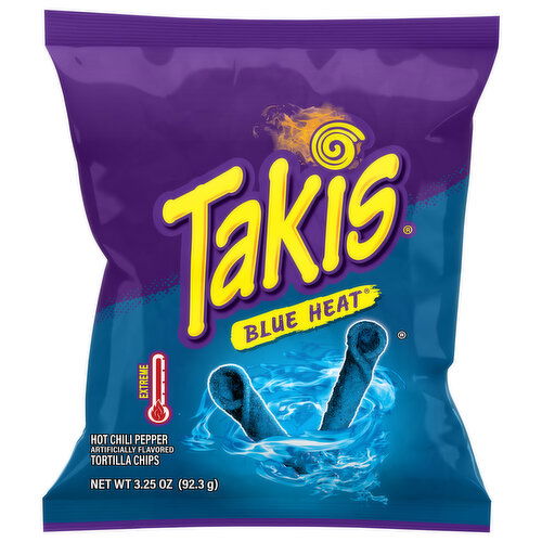 Takis Tortilla Chips, Blue Heat, Extreme