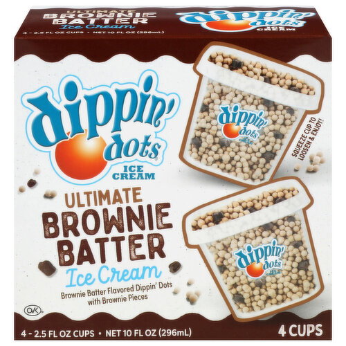 Dippin' Dots Ultimate Brownie Batter Ice Cream