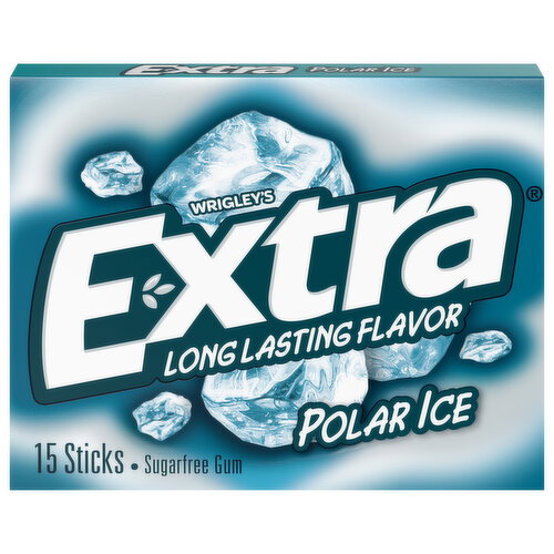Extra Sticks Sugarfree Polar Ice Gum Image 1 of 6