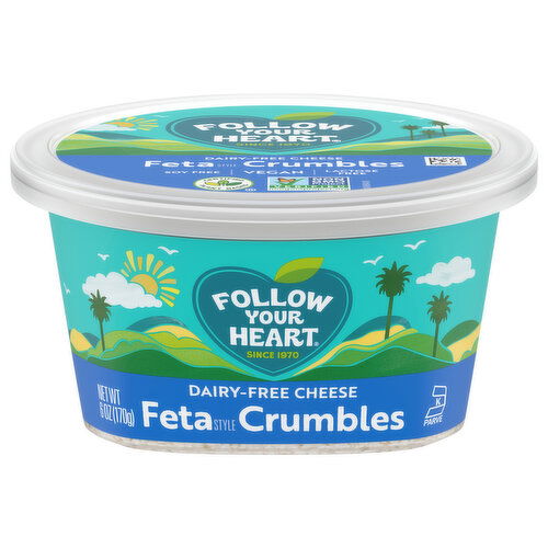 Follow Your Heart Dairy Free Vegan Feta Style Crumbles Cheese
