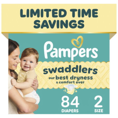 Pampers Diapers, Size 2 Image 1 of 6
