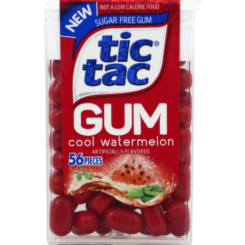 Tic Tac Gum, Sugar Free, Cool Watermelon