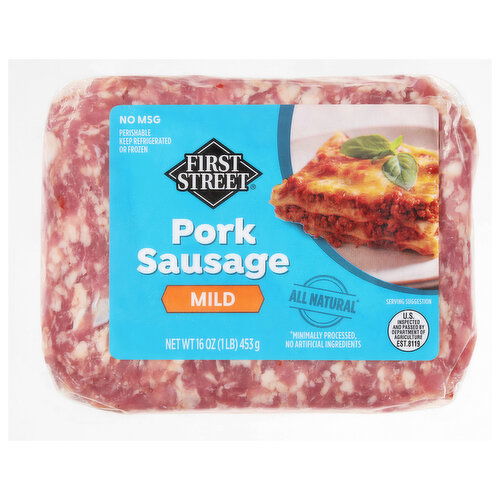 First Street Mild Pork Sausage