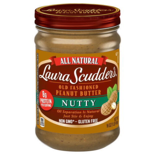 Laura Scudder's All Natural Nutty Peanut Butter