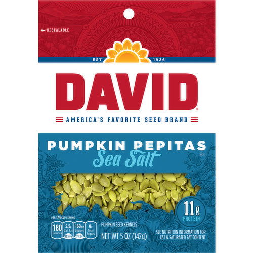 David Pumpkin Pepitas, Sea Salt