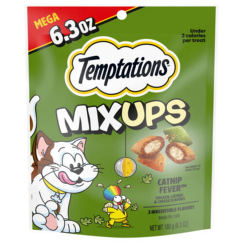 Temptations Treats for Cats, Catnip Fever, MixUps, Mega