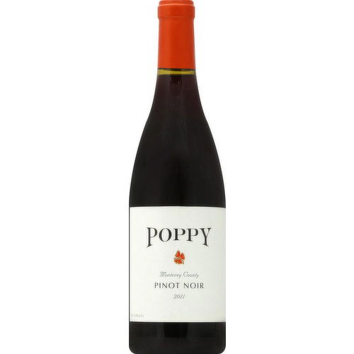 Poppy Pinot Noir, Monterey County, 2011