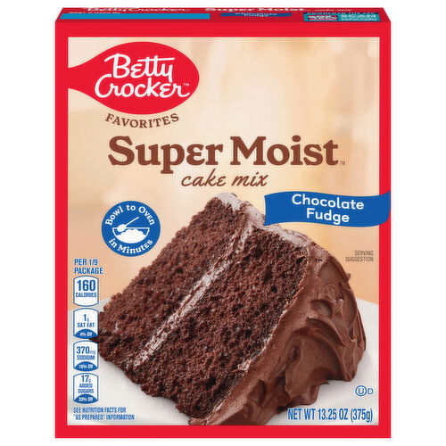 Betty Crocker Chocolate Fudge Cake Mix