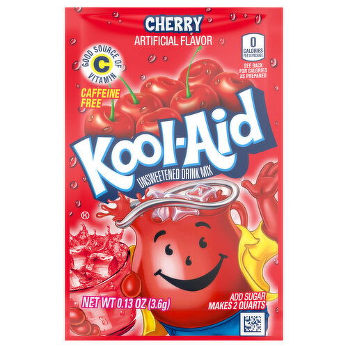 Kool-Aid Caffeine Free Unsweetened Cherry Drink Mix
