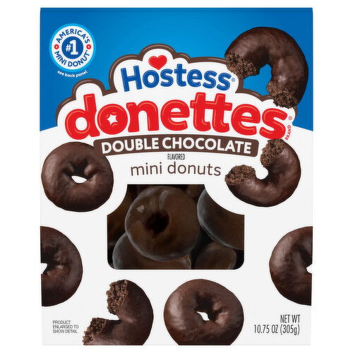 Hostess Double Chocolate Mini Donettes