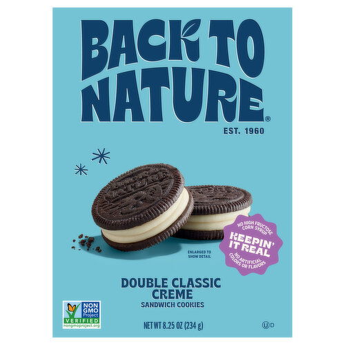 Back to Nature Double Classic Creme Sandwich Cookies