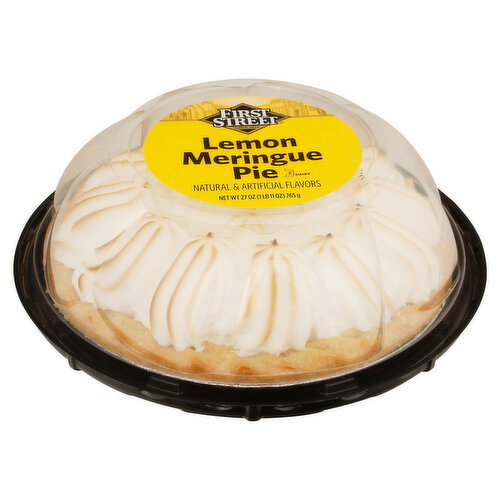 First Street 8 Inches Meringue Lemon Pie Image 1 of 6
