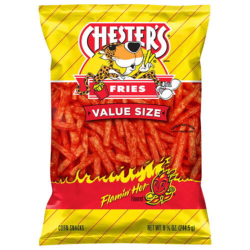 Chester's Fries Flamin' Hot Flavored Corn Snacks Value Size