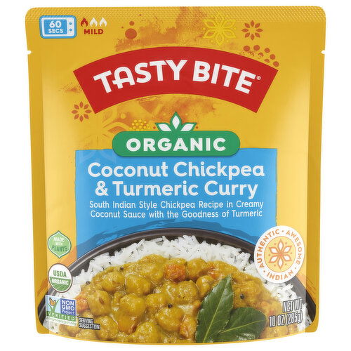 Tasty Bite Organic Coconut Chickpea & Turmeric Curry