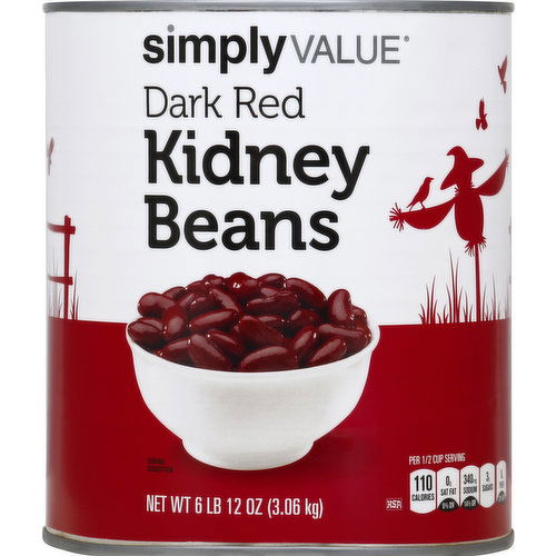 Simply Value Kidney Beans, Dark Red