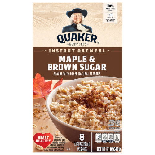 Quaker Maple & Brown Sugar Instant Oatmeal