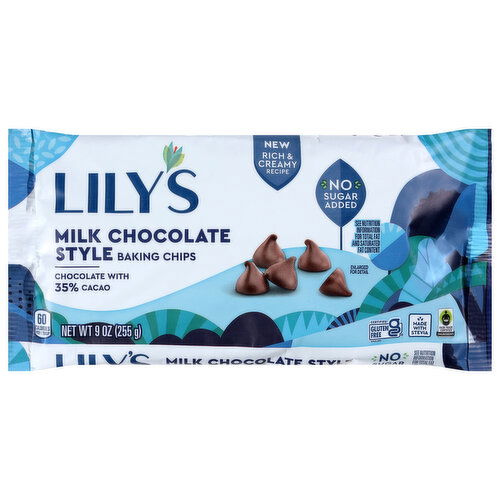 Lily's Milk Chocolate Style Baking Chips