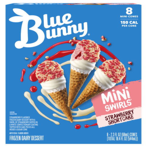 Blue Bunny Strawberry Shortcake Frozen Dairy Dessert