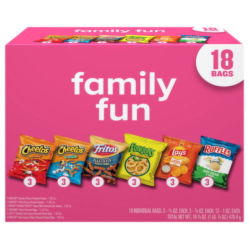 Frito Lay Family Fun Snacks
