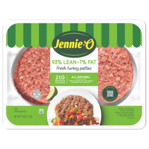 Jennie-O Fresh 93%/7% Turkey Patties