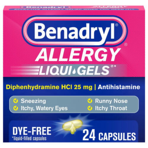 Benadryl Allergy, Capsules