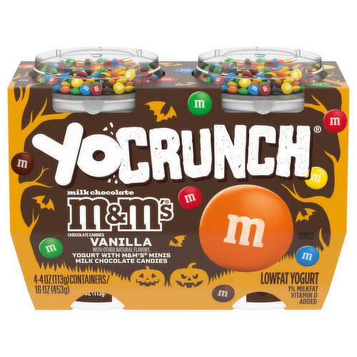 YoCrunch Vanilla with Mini M&Ms Low Fat Yogurt Image 1 of 11