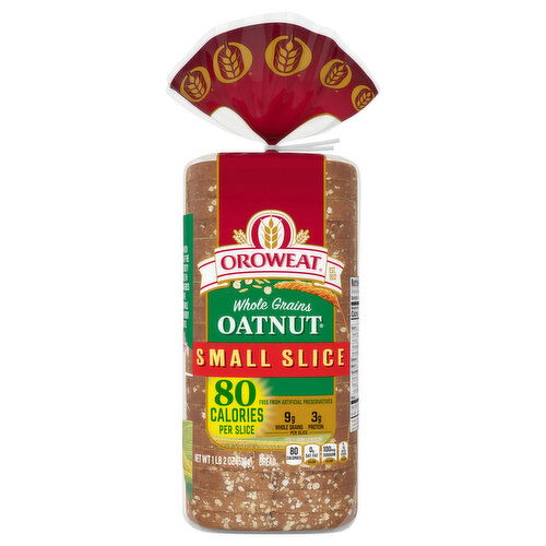 Oroweat Whole Grains Small Slice Oatnut Bread