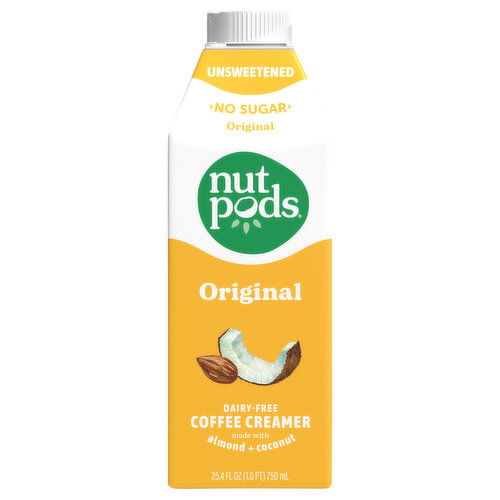 Nutpods Dairy-Free Unsweetened Original Coffee Creamer