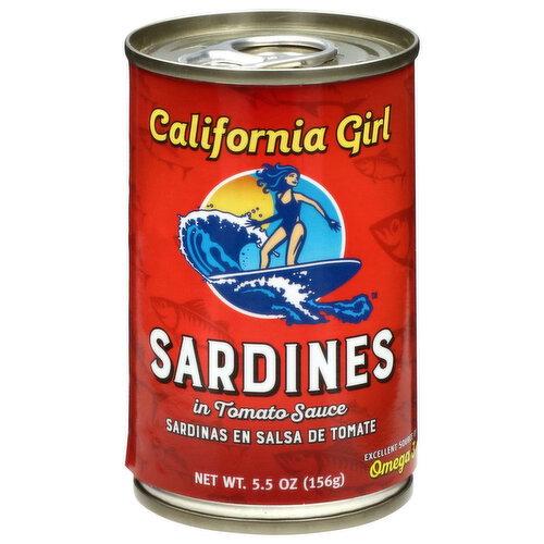 California Girl Sardines in Tomato Sauce Image 1 of 6